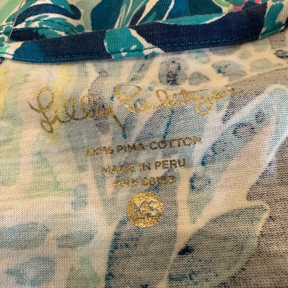 ๐ฅ๐ฅ๐HTF!!!Lilly Pulitzer Blue Lemur Print Dress - NWOT!!๐๐ฅ๐ฅ๐ - Picture 4 of 9